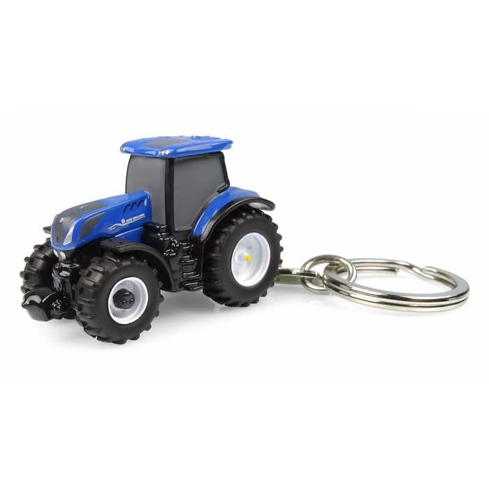 New Holland T7.300 Metal Tractor Keychain